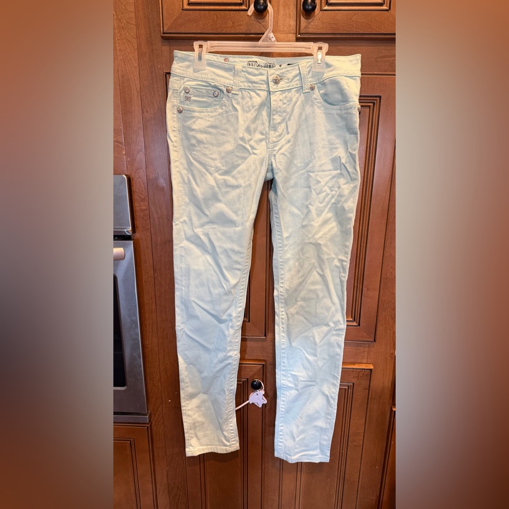 Miss Me Women's Skinny Light Blue Jeans